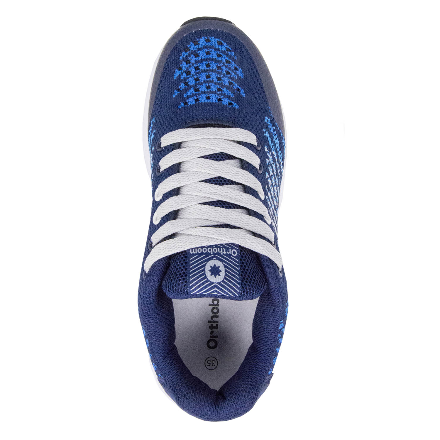 Ортопедические кроссовки Orthoboom 35037-01, цвет темно-синий фото 4