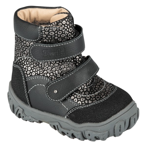 Ботинки зимние цв.черный принт TW-520-4 фото 1