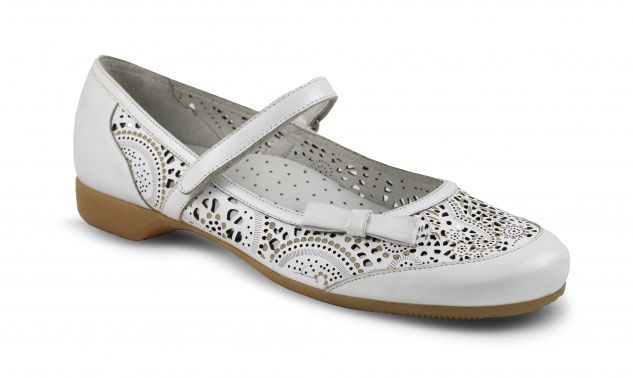 Туфли детские ортопедические белые 33-453  фото 1