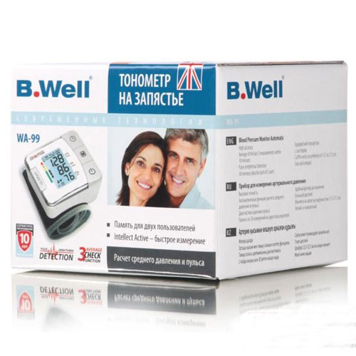 Тонометр WA-99 автомат на запястье B.Weell фото 2