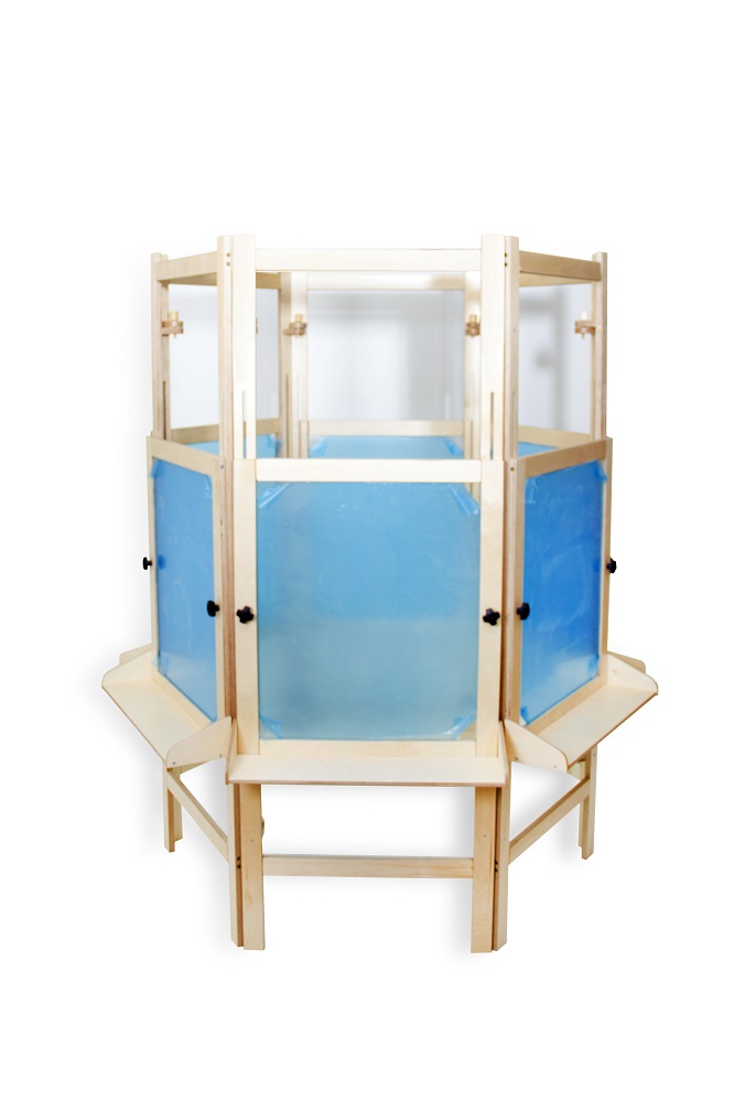 Мольберт прозрачный (6 частей), 150*170*170см фото 1