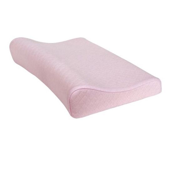 Ортопедическая подушка детская под голову до 6 лет Ortholife 1183, 35х23,5 см, высота валика 7/4 см фото 1