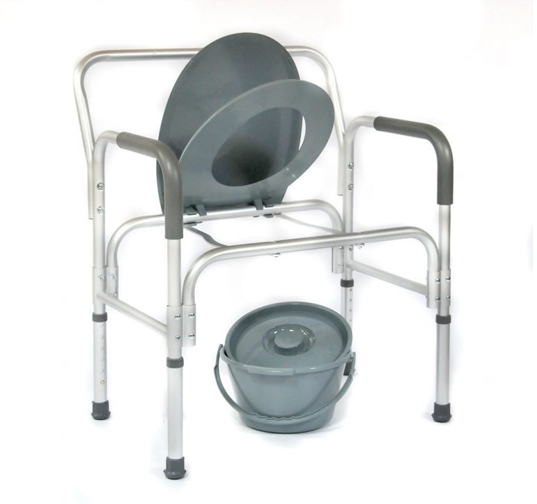 Кресло-туалет широкое (ширина сиденья 60 см) НМР-7007L фото 2