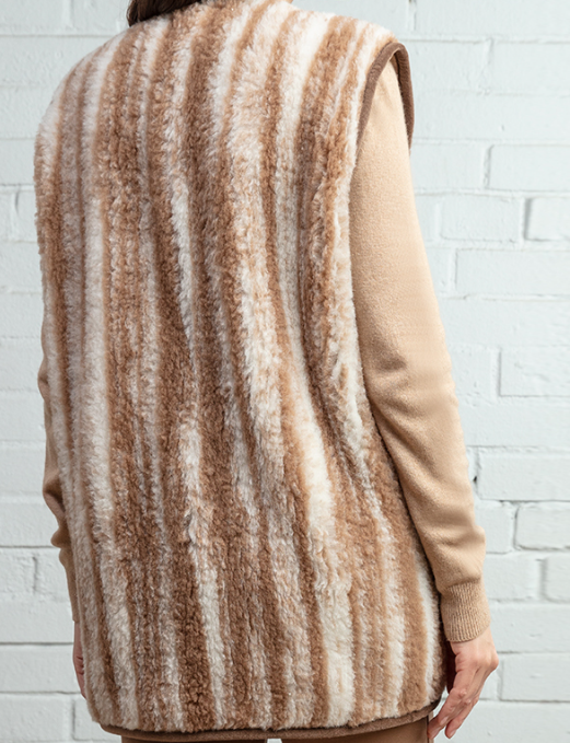 Жилет меховой Woolhouse Лайс, шерсть 100%, для мужчин и женщин фото 2