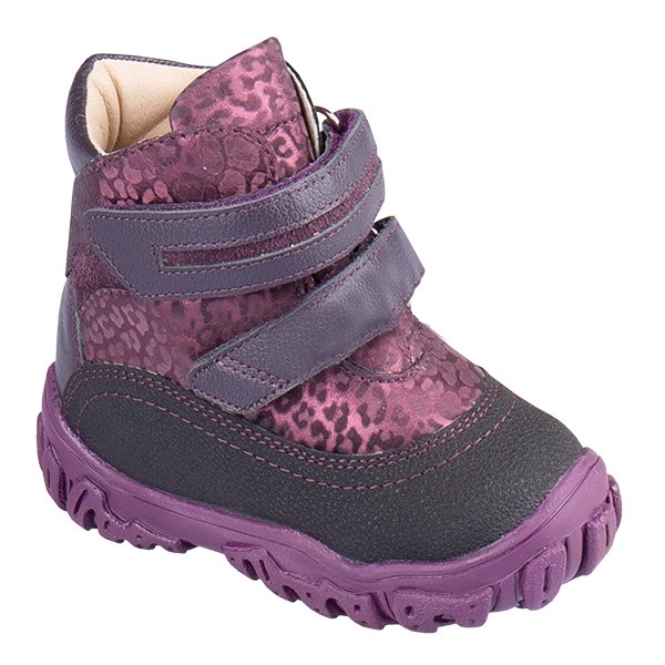 Ботинки зимние ортопедические на меху Twikki TW-521-13, цв.бордовый леопард фото 1