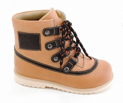 Ботинки осенние бежевые 23-216 фото 4