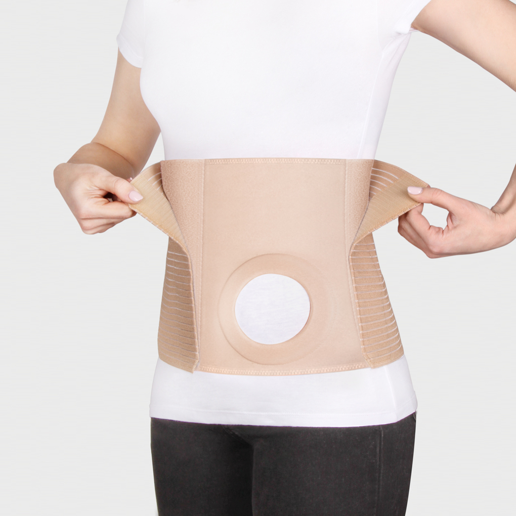 Бандаж послеоперационный для пациентов со стомой Ecoten ПО-25СТ, высота 25см фото 2